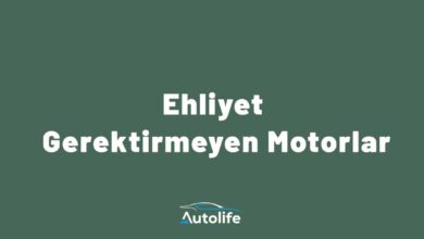 Ehliyet Gerektirmeyen Motorlar
