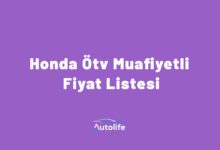 Honda Ötv Muafiyetli Fiyat Listesi
