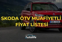 Skoda ÖTV muafiyetli fiyat listesi