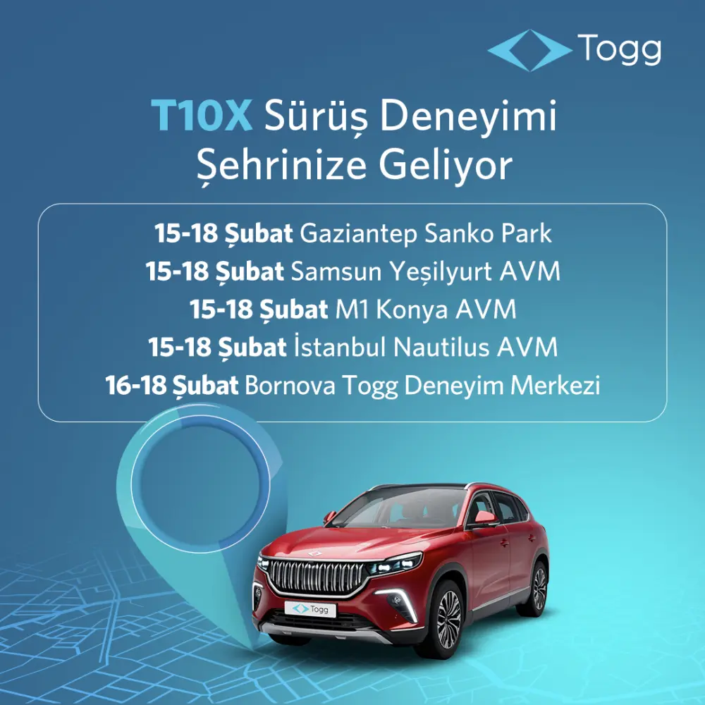 Togg T10X Test Sürüşü