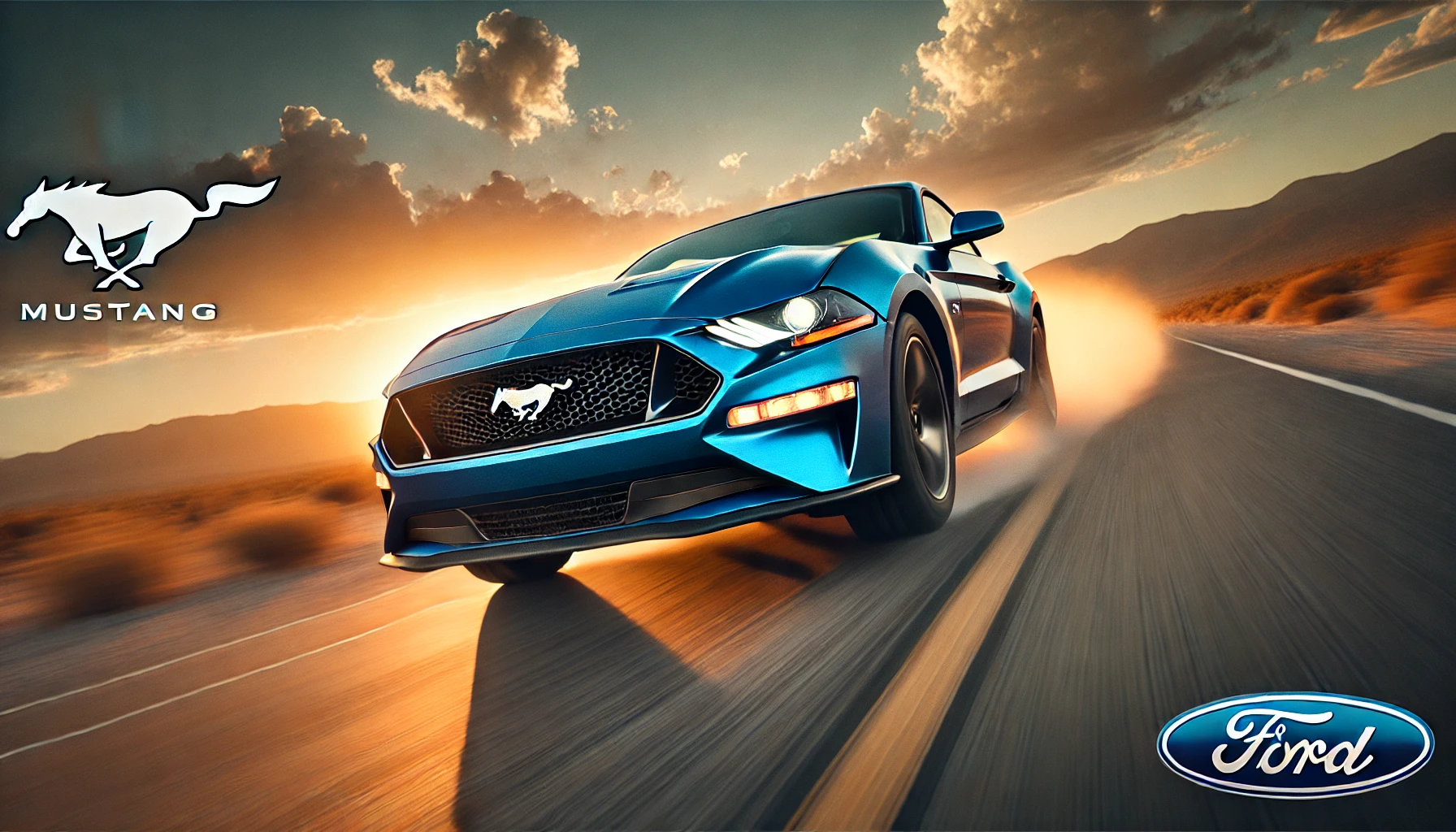 at amblemi olan araba